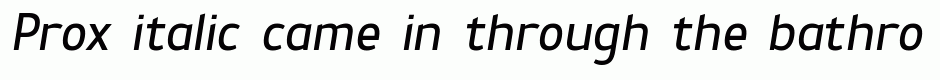 Prox italic