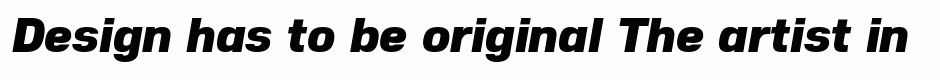 Nuber Black Italic