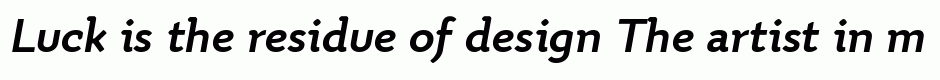 Quiza Pro Bold Italic