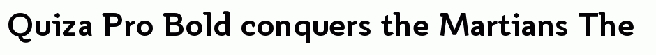 Quiza Pro Bold