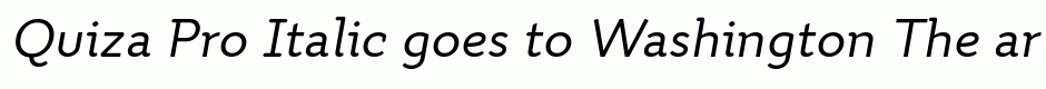 Quiza Pro Italic