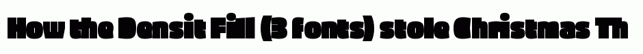 Densit Fill (3 fonts)