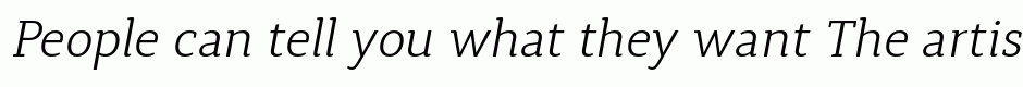 Synerga Pro Light Italic
