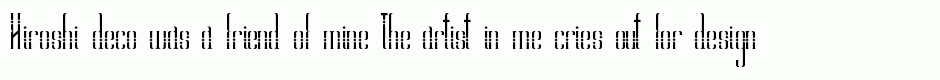 Hiroshi deco