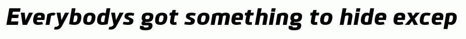 Bitner ExtraBold Italic