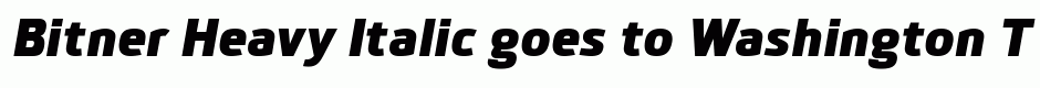 Bitner Heavy Italic