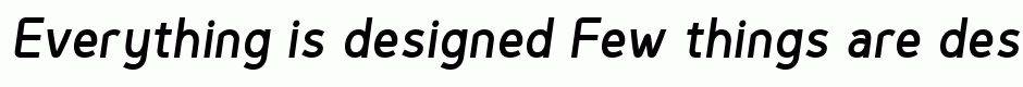 Genius Semibold Italic