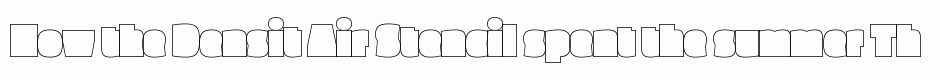 Densit Air Stencil