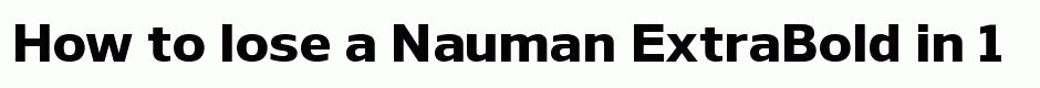 Nauman ExtraBold