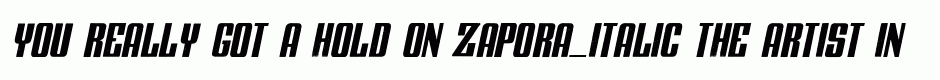 ZAPORA_ITALIC