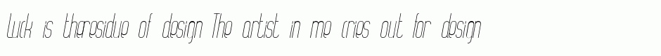 ALT Lautus thin italics