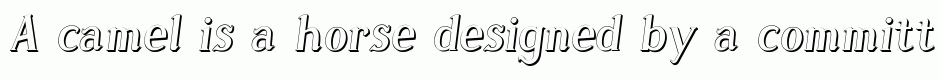 Sonten Outline-Italic