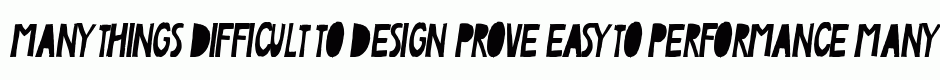 ThereYouGo Extra-condensed DemiBold Italic
