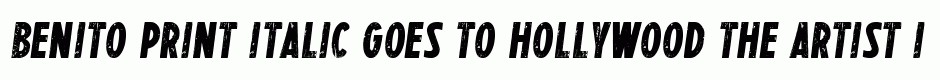 BENITO Print italic