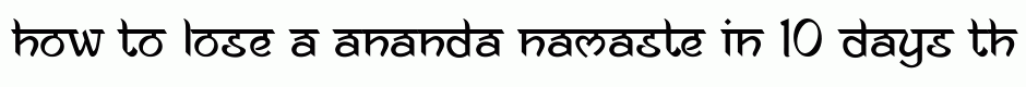 Ananda Namaste