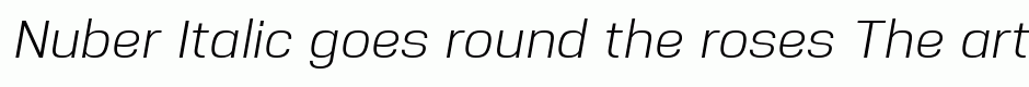 Nuber Italic