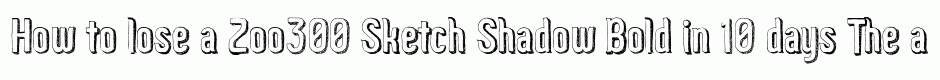 Zoo300 Sketch Shadow Bold