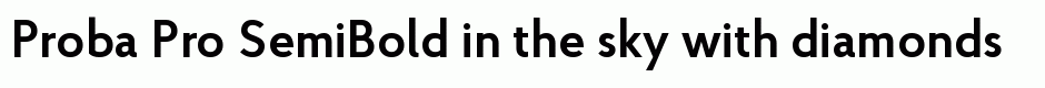 Proba Pro SemiBold
