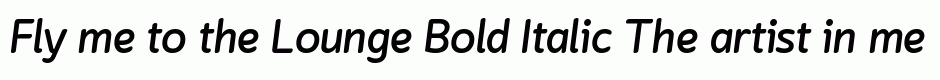 Lounge Bold Italic