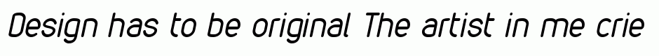VDS Compensated Light Italic