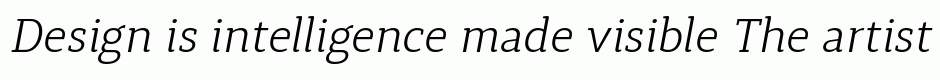 Synerga Pro Light Italic
