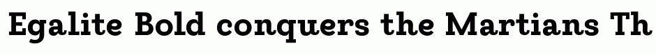 Egalite Bold