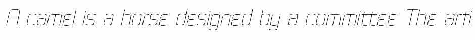 Quam thin italic