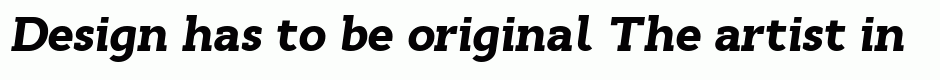 Cyntho Slab Pro Black Italic
