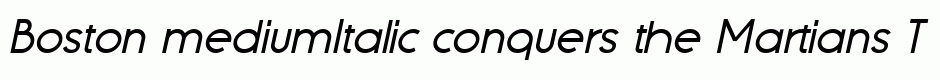 Boston mediumItalic