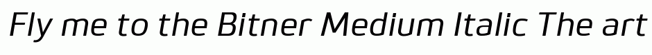 Bitner Medium Italic