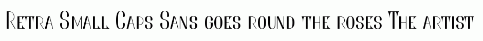 Retra Small Caps Sans