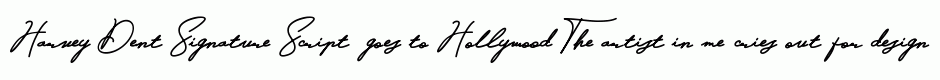 Harvey Dent Signature Script