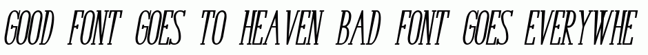 Bunga Cengkih Italic