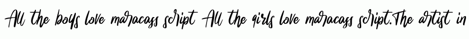 maracass script