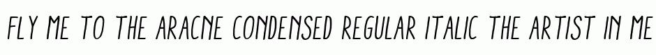 Aracne Condensed Regular Italic