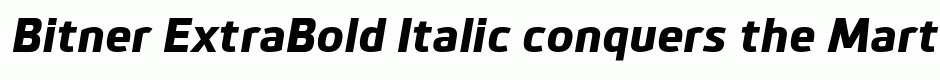 Bitner ExtraBold Italic