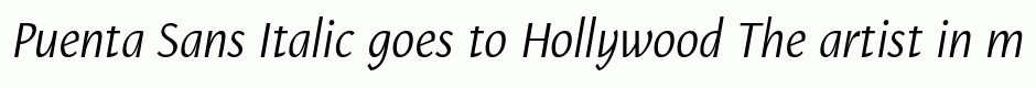 Puenta Sans Italic