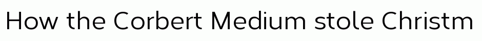 Corbert Medium