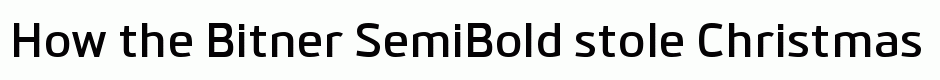 Bitner SemiBold