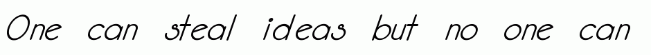 Kata Bidalan Italic Bold
