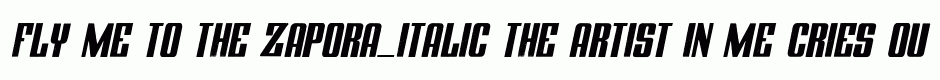 ZAPORA_ITALIC