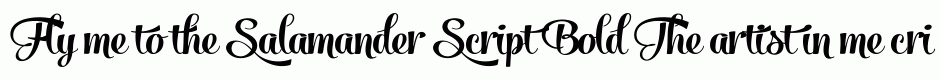 Salamander Script Bold