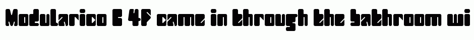 Modularico B 4F