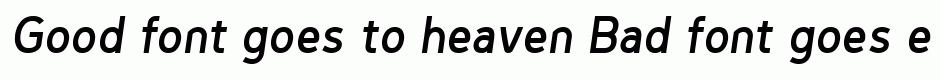 Genius Semibold Italic