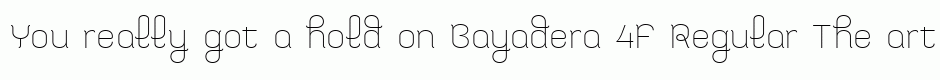 Bayadera 4F Regular