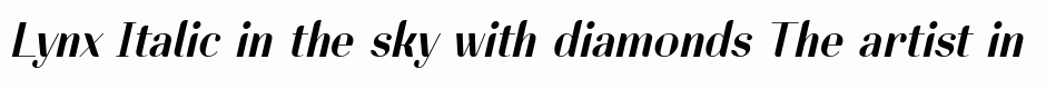 Lynx Italic