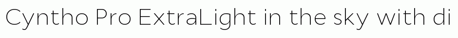 Cyntho Pro ExtraLight
