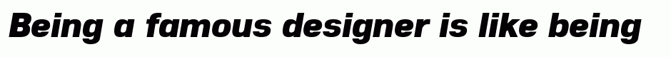 Nuber Black Italic