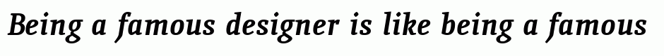 Quiroga Serif Bold Italic