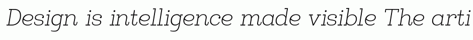 Egalite Thin Italic